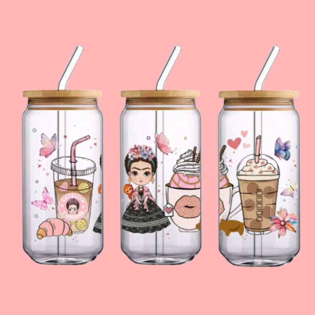 Fridda Sweet Dreams Cup Glass Can 18oz