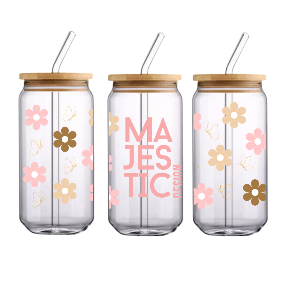 Cup Glass Can personalizado con logo o imagen