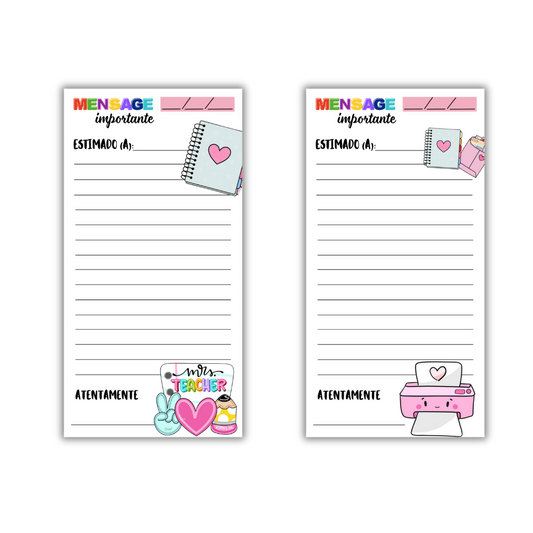 Libreta de notas escolares